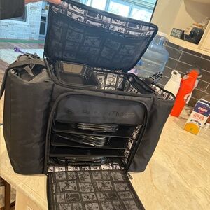 Black Meal Prep Bag by Six Pack Fitness